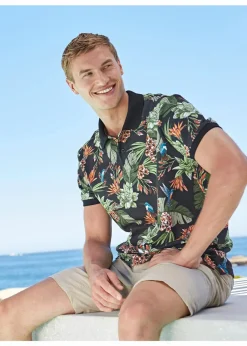 Online Piqué-Poloshirt aus reiner Baumwolle Herren Große Größen|Shirts & Polos