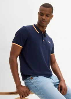 Outlet Piqué-Poloshirt aus reiner Bio-Baumwolle (2er Pack) Herren Große Größen|Shirts & Polos