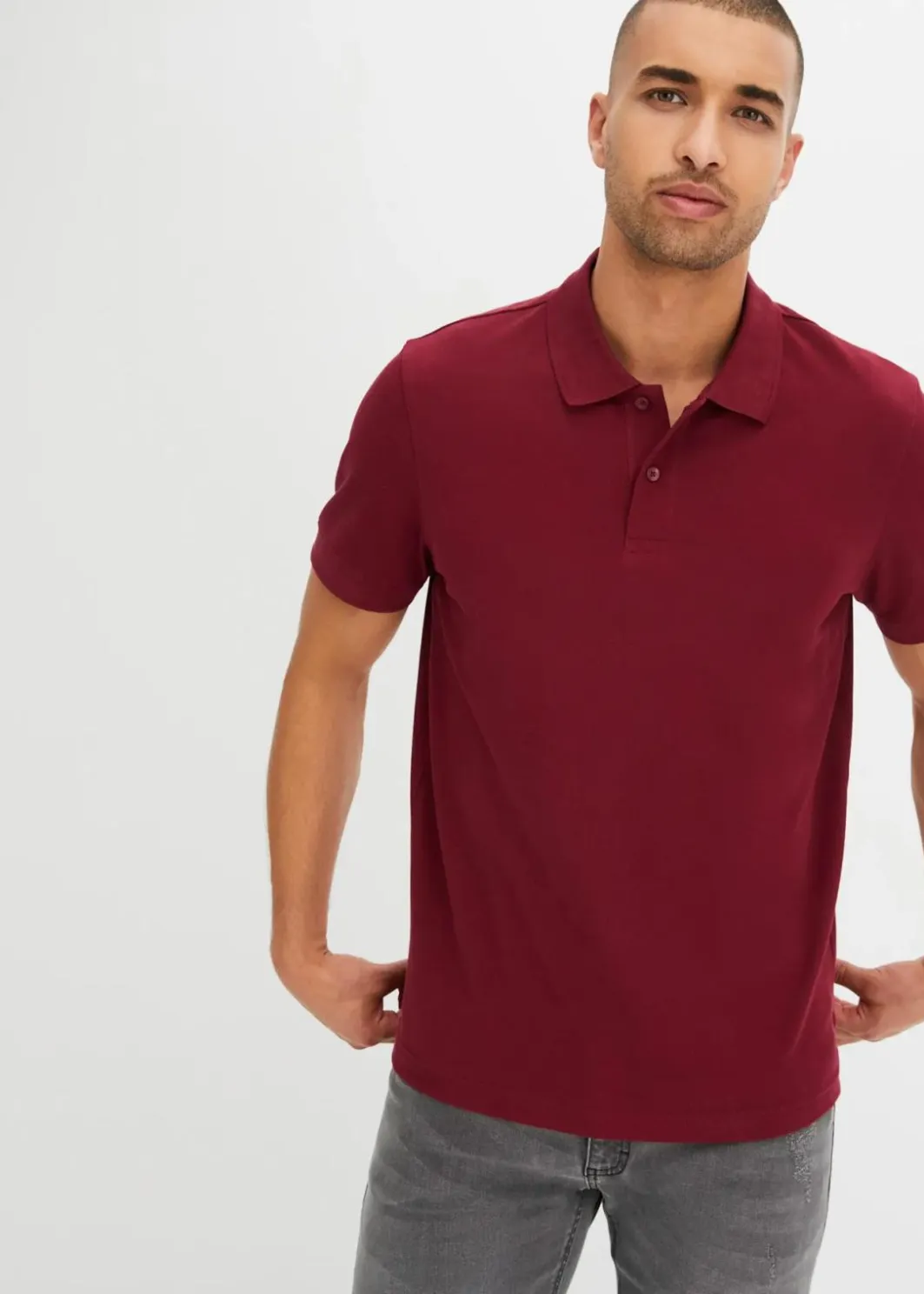 Piqué-Poloshirt aus reiner Bio-Baumwolle Herren Shirts & Polos|Basics