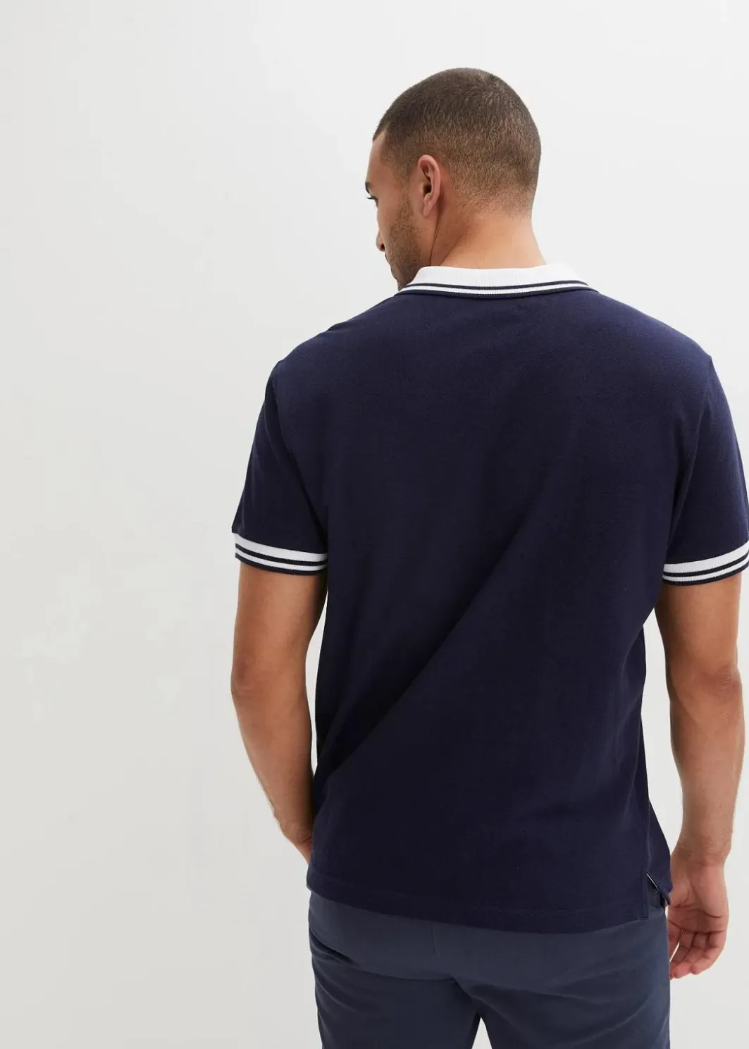 Hot Piqué-Poloshirt aus reiner Bio-Baumwolle Herren Große Größen|Basics