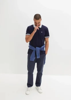 Hot Piqué-Poloshirt aus reiner Bio-Baumwolle Herren Große Größen|Basics