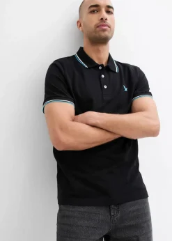 Outlet Piqué-Poloshirt aus reiner Bio-Baumwolle Herren Große Größen|Basics