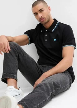 Outlet Piqué-Poloshirt aus reiner Bio-Baumwolle Herren Große Größen|Basics
