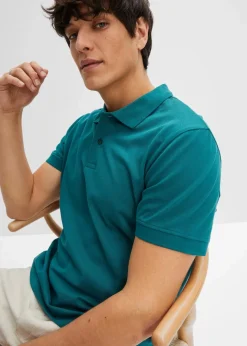 Piqué-Poloshirt aus reiner Bio-Baumwolle Herren Shirts & Polos|Basics
