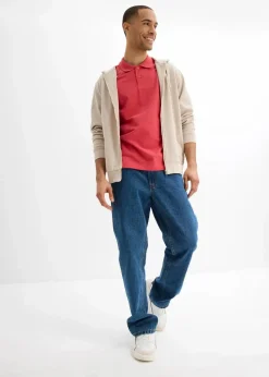Herren bonprix Shirts & Polos|Basics|Piqué-Poloshirt aus reiner Bio-Baumwolle