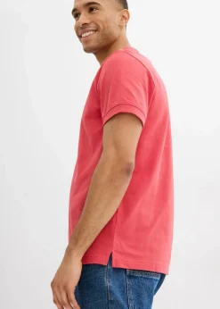 Herren bonprix Shirts & Polos|Basics|Piqué-Poloshirt aus reiner Bio-Baumwolle