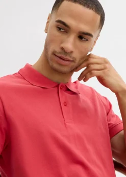 Herren bonprix Shirts & Polos|Basics|Piqué-Poloshirt aus reiner Bio-Baumwolle