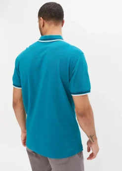 Herren bonprix Shirts & Polos|Große Größen|Piqué-Poloshirt aus reiner Baumwolle (2er Pack)