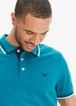 Herren bonprix Shirts & Polos|Große Größen|Piqué-Poloshirt aus reiner Baumwolle (2er Pack)
