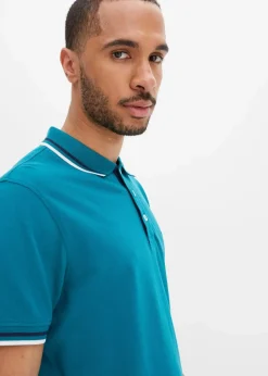 Herren bonprix Shirts & Polos|Große Größen|Piqué-Poloshirt aus reiner Baumwolle (2er Pack)
