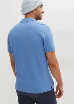 Herren bonprix Shirts & Polos|Basics|Piqué-Poloshirt aus reiner Bio-Baumwolle