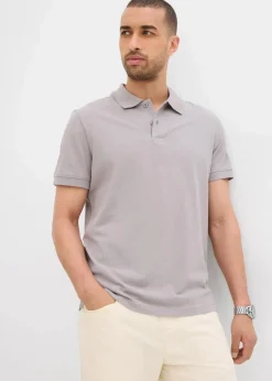 Piqué-Poloshirt aus reiner Bio-Baumwolle Herren Shirts & Polos|Basics