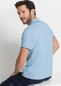 Herren bonprix Shirts & Polos|Basics|Piqué-Poloshirt aus reiner Bio-Baumwolle