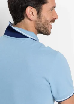 Herren bonprix Shirts & Polos|Basics|Piqué-Poloshirt aus reiner Bio-Baumwolle