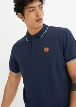 Herren bonprix Große Größen|Shirts & Polos|Piqué-Poloshirt aus reiner Bio-Baumwolle