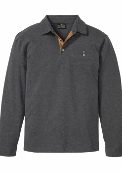 Hot Piqué-Poloshirt, Langarm Herren Shirts & Polos|Große Größen
