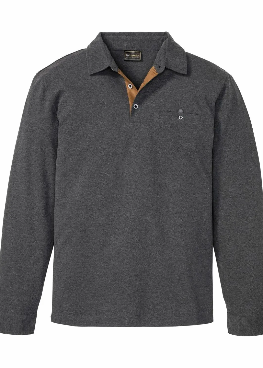 Hot Piqué-Poloshirt, Langarm Herren Shirts & Polos|Große Größen