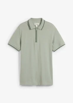 Best Piqué-Poloshirt mit Reißverschluss aus reiner Baumwolle Herren Shirts & Polos|Große Größen