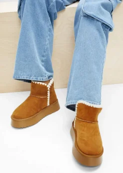 Hot Plateau-Boots Damen Gefütterte Winterschuhe|Boots