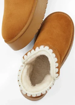 Hot Plateau-Boots Damen Gefütterte Winterschuhe|Boots