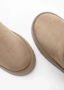 Damen bonprix Boots|Gefütterte Winterschuhe|Plateau-Boots