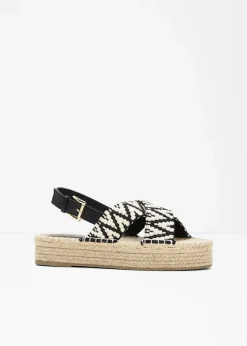 Damen bonprix Strandmode|Sommerschuhe|Plateau-Sandalen