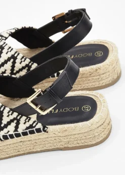 Damen bonprix Strandmode|Sommerschuhe|Plateau-Sandalen