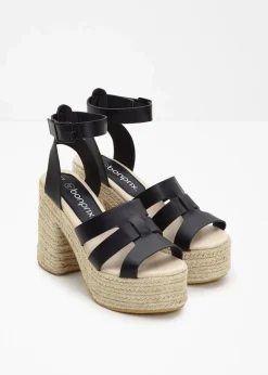 Damen bonprix Sommerschuhe|Plateau-Sandaletten