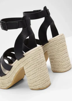 Damen bonprix Sommerschuhe|Plateau-Sandaletten