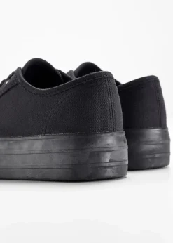 Best Plateau-Sneaker aus Baumwoll-Canvas Damen Schuhe & Accessoires In Spezialgrößen·Schuhe In Übergröße|Sneaker