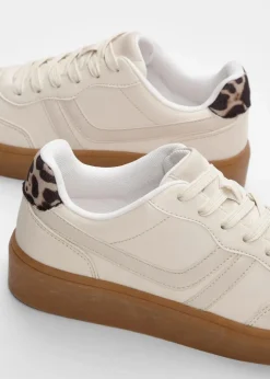 Damen bonprix Sneaker|Plateau-Sneaker im Retrolook