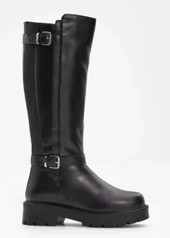 Best Plateau-Stiefel Damen Gefütterte Winterschuhe|Stiefel