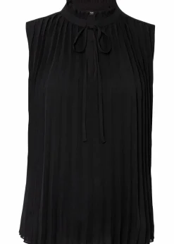 Damen bonprix Nachhaltigere Materialien|Shirts & Tops|Plissee-Blusentop