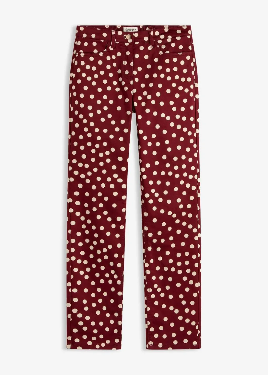 Damen bonprix Hosen|Bekleidung·Kleider|5-Pocket-Stretch-Hose