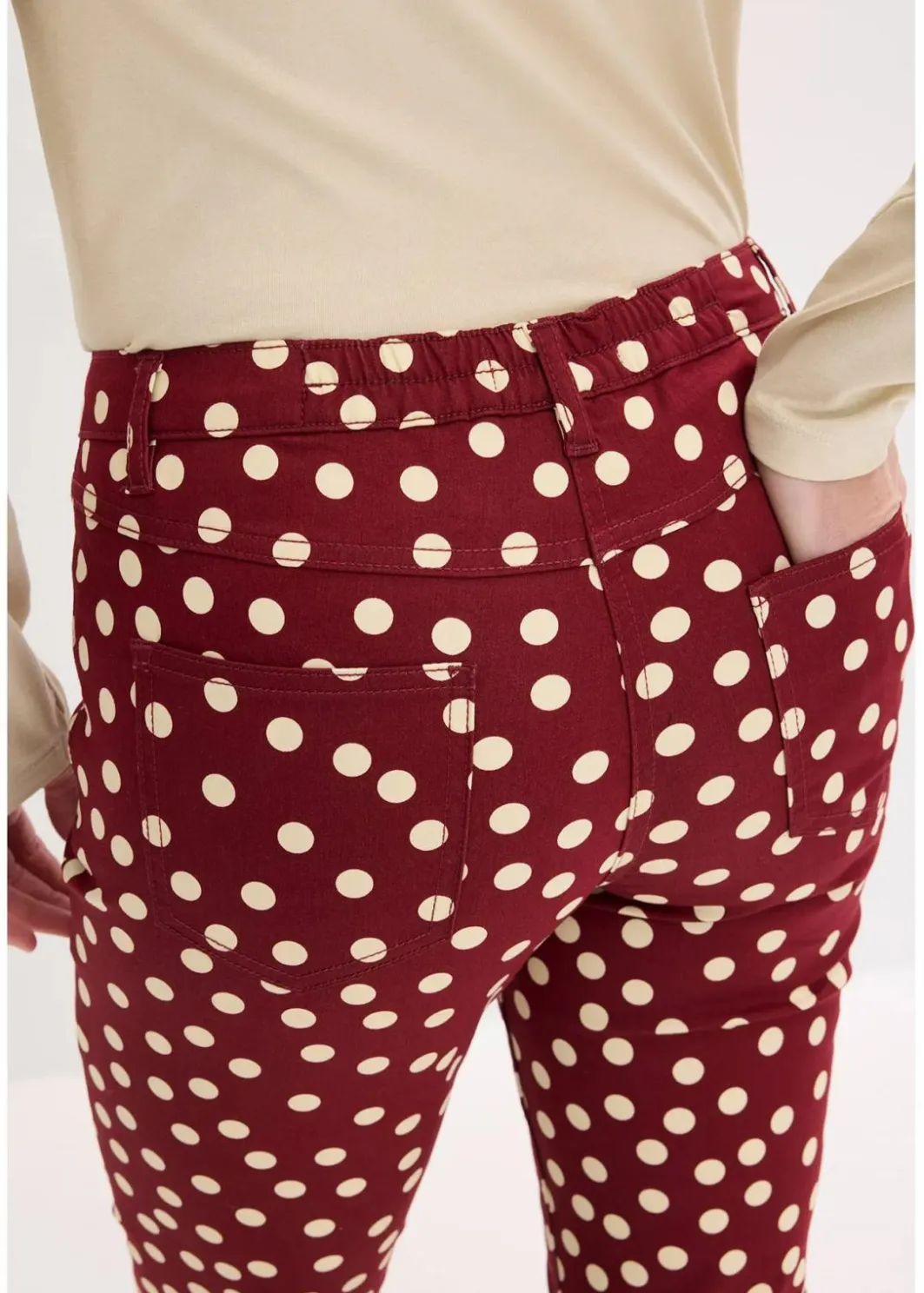 Damen bonprix Hosen|Bekleidung·Kleider|5-Pocket-Stretch-Hose