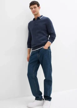 Discount Polo Pullover mit recycelter Baumwolle Herren Pullover & Strickjacken|Große Größen