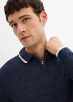 Discount Polo Pullover mit recycelter Baumwolle Herren Pullover & Strickjacken|Große Größen