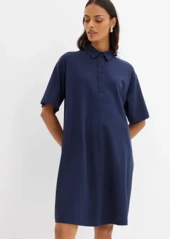 Best Polokleid aus reiner Baumwolle Damen Bekleidung·Pullover & Strickjacken|Kleider
