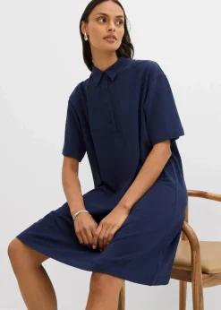 Best Polokleid aus reiner Baumwolle Damen Bekleidung·Pullover & Strickjacken|Kleider