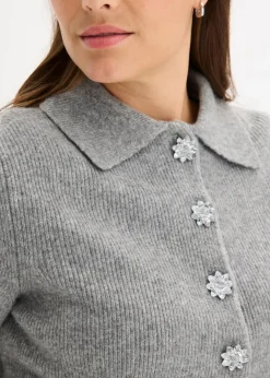 Polo-Pullover mit Wollanteil Damen Bekleidung·Umstandsmode|Bekleidung·Jeans