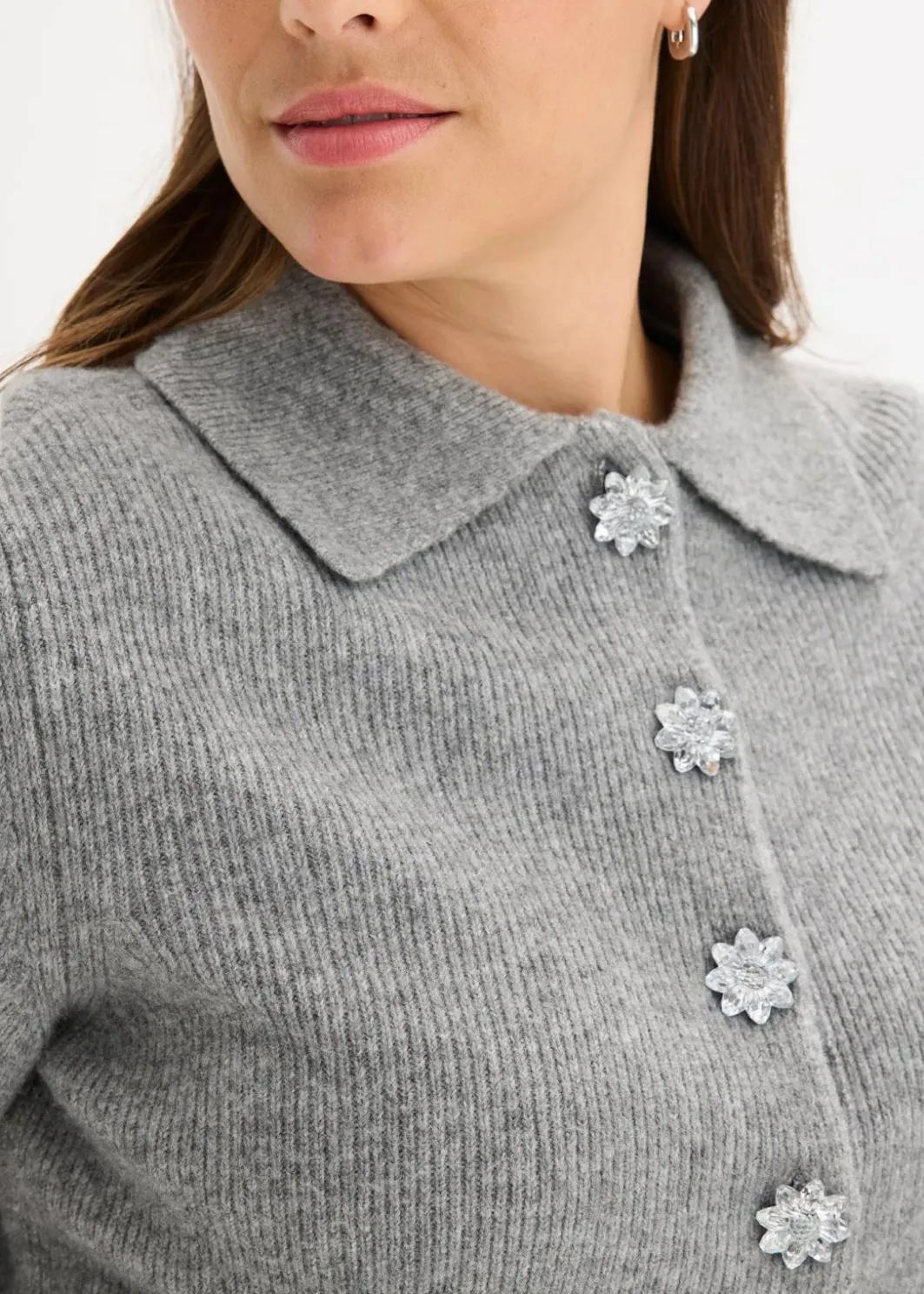 Polo-Pullover mit Wollanteil Damen Bekleidung·Umstandsmode|Bekleidung·Jeans