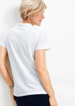 Damen bonprix Nachhaltigere Materialien|Shirts & Tops|Poloshirt