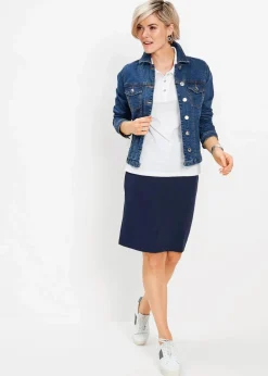 Damen bonprix Nachhaltigere Materialien|Shirts & Tops|Poloshirt