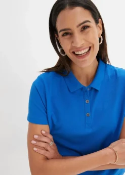 Damen bonprix Nachhaltigere Materialien|Shirts & Tops|Poloshirt