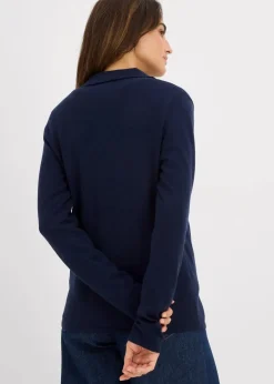 Damen bonprix Nachhaltigere Materialien|Shirts & Tops|Poloshirt aus feiner Viskose