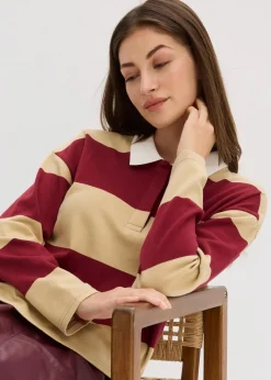 Damen bonprix Bekleidung·Blusen & Tuniken|Sweat|Poloshirt aus reiner Bio-Baumwolle