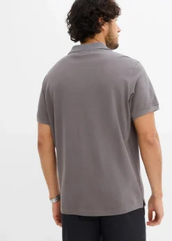 Herren bonprix Shirts & Polos|Basics|Poloshirt aus reiner Bio-Baumwolle (2er Pack)