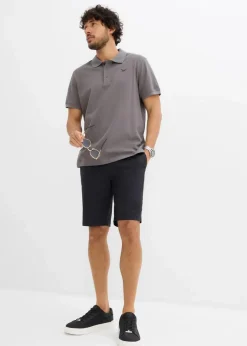 Herren bonprix Shirts & Polos|Basics|Poloshirt aus reiner Bio-Baumwolle (2er Pack)