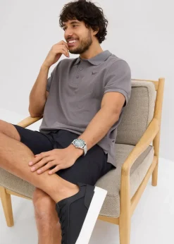 Herren bonprix Shirts & Polos|Basics|Poloshirt aus reiner Bio-Baumwolle (2er Pack)