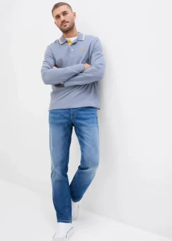 Herren bonprix Shirts & Polos|Große Größen|Poloshirt aus reiner Bio-Baumwolle (2er Pack)